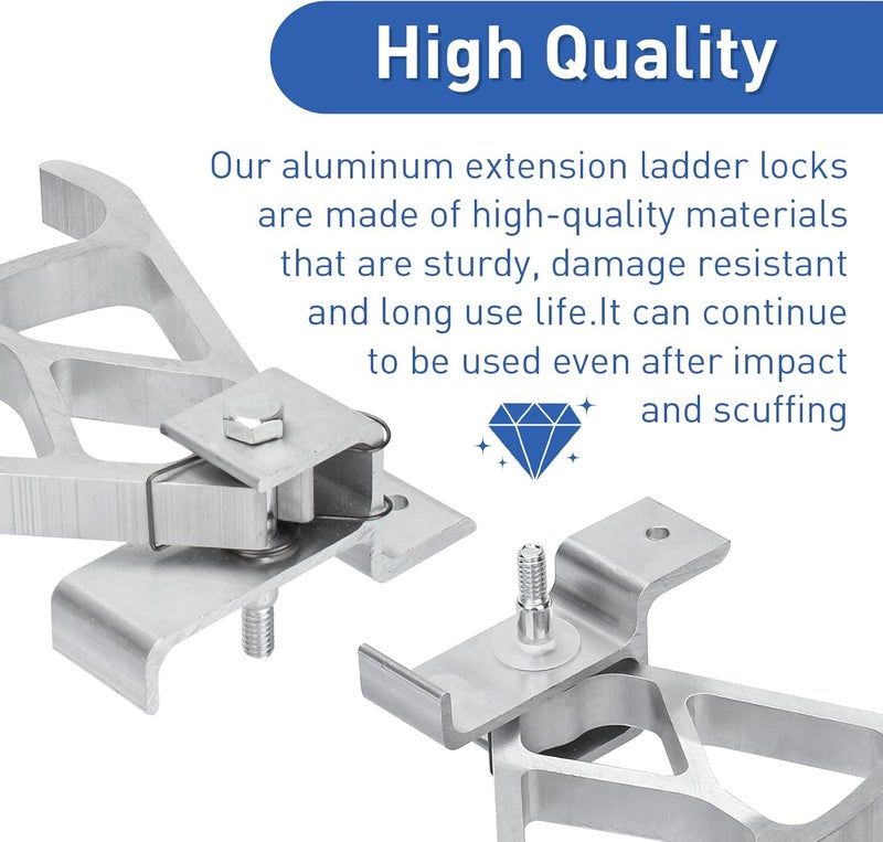 GRONGU Extension Ladder Locks Fits for Werner 28-11 Rung Lock Kit, Extension Ladder Replacement Parts for Werner Aluminum Fiberglass 24ft,28ft,32ft Extension Ladders - Image 4